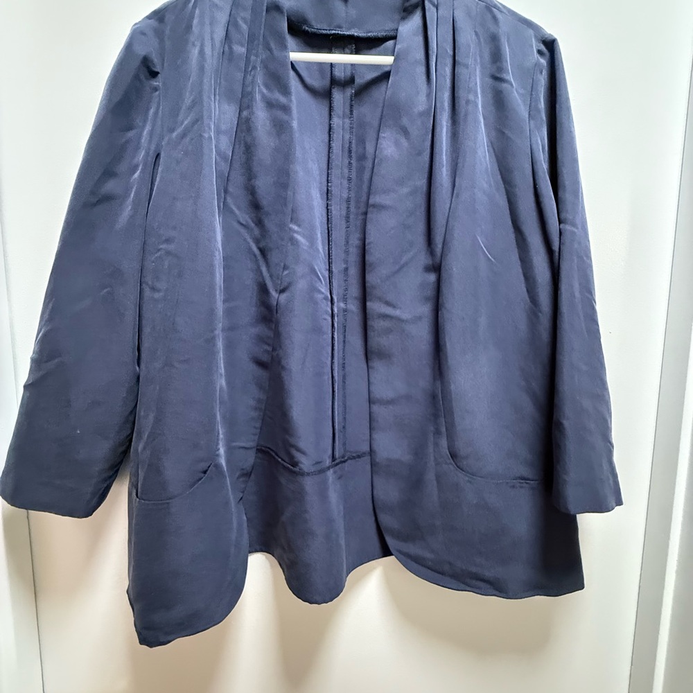 Women's Silky Slate Blue Jacket